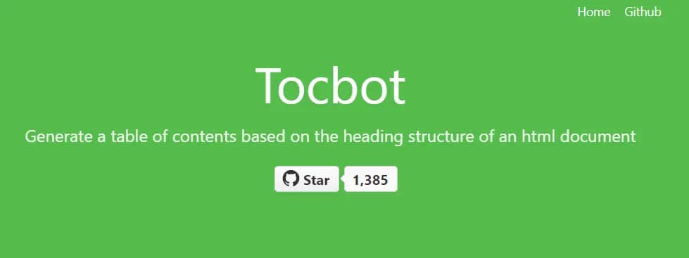 目次ライブラリの「Tocbot」が超絶便利だった